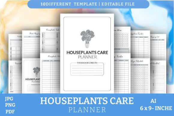A House Plants Care Planner Designed for KDP Interiors