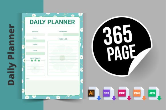Daily Planner KDP Interiors: A Flexible Template for Self-Publishing