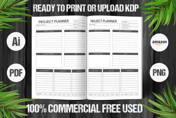Elevate Your Publishing: The Ultimate Guide to Project Planner 2023 KDP Interiors