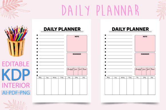 Elevating Your Publishing Strategy: The Daily Planner – 100 Pages KDP Interiors