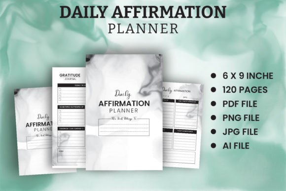 Evaluating the Daily Affirmation Planner-KDP Interior