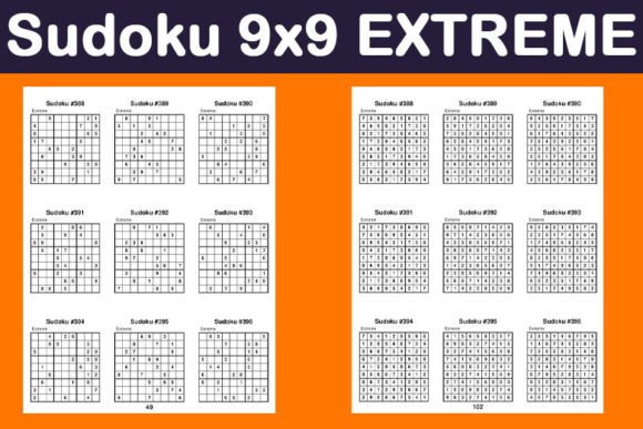 Master the Puzzle: Vol-3 250 Extreme Sudoku KDP Interiors