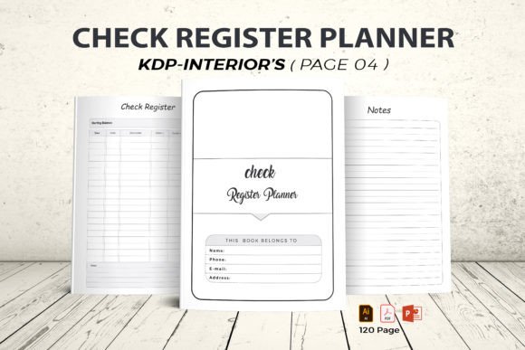 Master Your Finances with a Customizable KDP Check Register