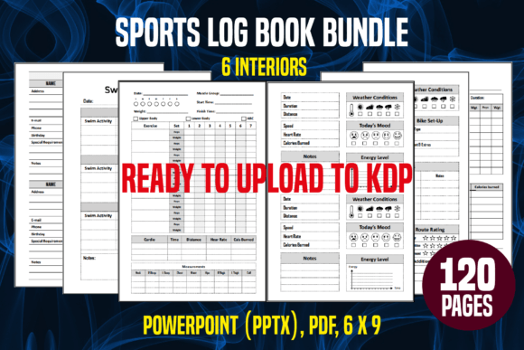 Sports Log Book Bundle: A Comprehensive KDP Interior Solution