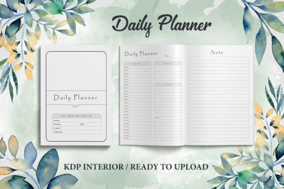 The 24 Hour Daily Planner KDP Interior: Your Toolkit for Time and Productivity