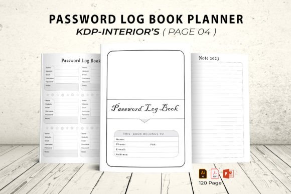 The Essential Guide to the Password Log Book Planner KDP Interior