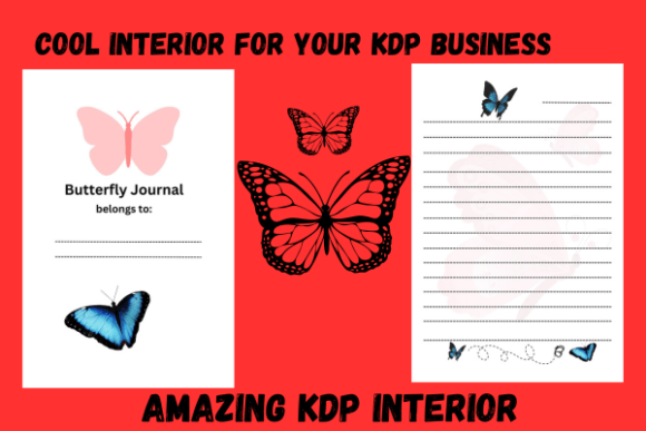 The Power of Butterfly Lined Journal KDP Interiors