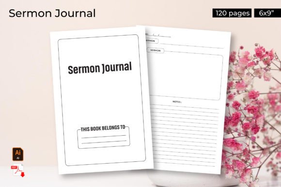 The Sermon Journal Book: Your Ready-to-Publish Interior Solution