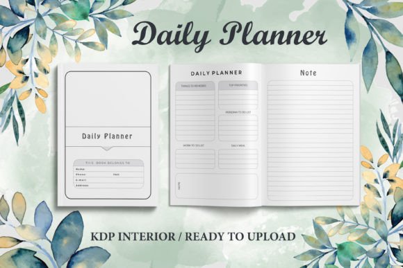 Why an Editable Daily Planner KDP Interior is a Creator's Secret Weapon