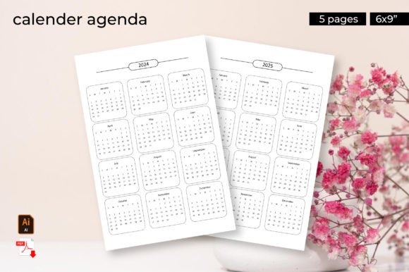 Your 2024-2028 Daily Planner KDP Interior Solution
