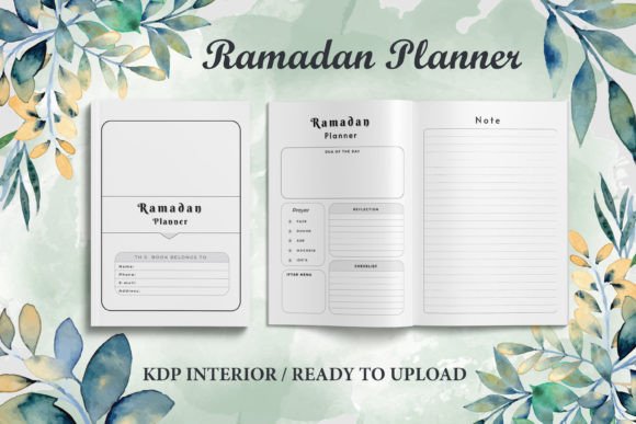 Your Complete Guide to the Editable Ramadan Planner KDP Interior